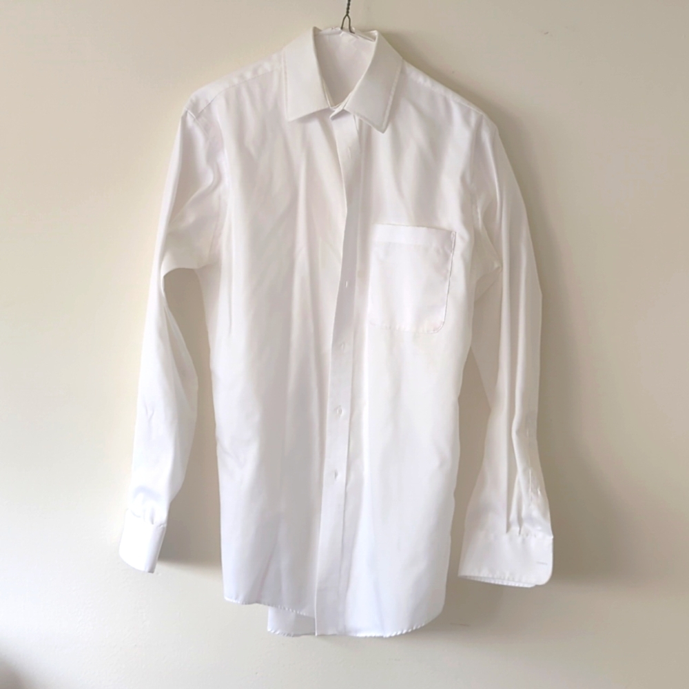 Joseph & Feiss white dress shirt sz 14.5x32/33